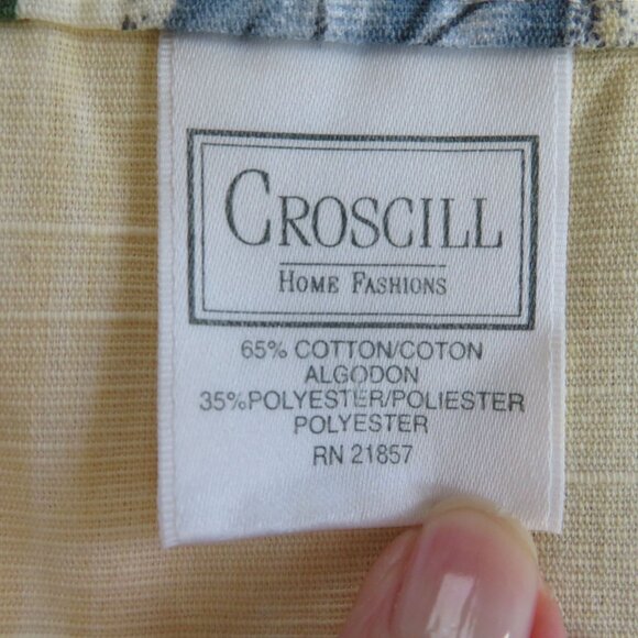 Vintage Croscill Home Fashion Blouson Valance Gazebo Botanica 17" x 94" - Picture 7 of 9